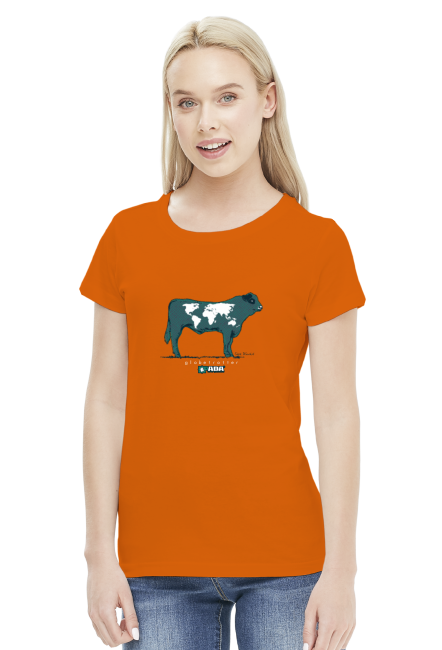 Koszulka damska - Krowa. Pada