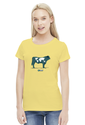 Koszulka damska - Krowa. Pada