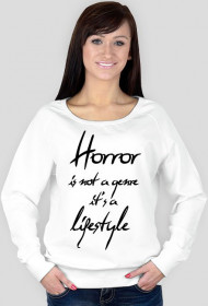 Horror is a lifestyle (negative version)