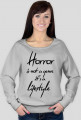 Horror is a lifestyle (negative version)