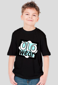 OLOwear KOSZULKA czarna dziecięc