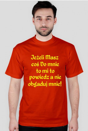 Koszulka "Szczerość" Męska