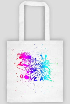 Kolorowa torba "I love art"