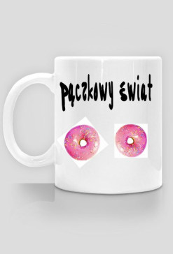 Pączkowy świat kubek