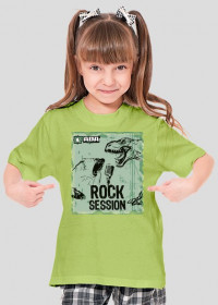 Koszulka dla dziewczynki - Rock session. Pada