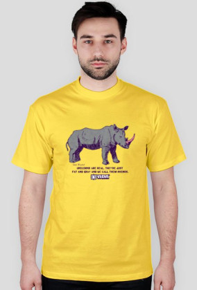 Koszulka męska - Nosorożec. Pada