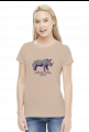 Koszulka damska - Nosorożec. Pada