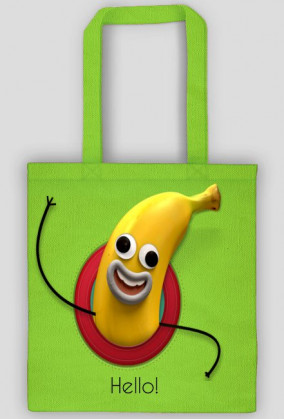 Torba na zakupy z Panem Bananem ^^