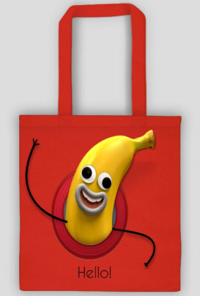 Torba na zakupy z Panem Bananem ^^