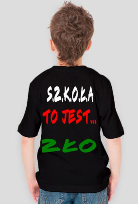 Chłopięca Bluzka- S.Z.K.O.Ł.A