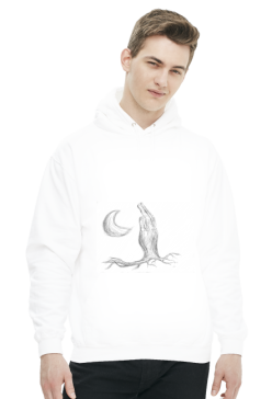 Bluza z kapturem z drzewem