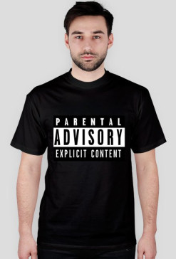 Koszulka męska PARENTAL ADVISORY #Black