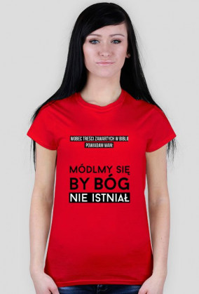 módlmy się by bóg nie istniał