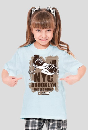 Koszulka dla dziewczynki - NYC. Pada