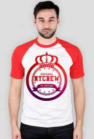 ntCREW Original | Koszulka biało-czerwona | Męska