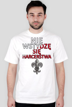 Nie wstydzę się harcerstwa! Męska biała