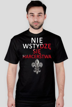 Nie wstydzę się harcerstwa! Męska czarna