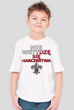 Nie wstydzę się harcerstwa! Chłopięca biała