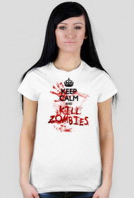 Kill Zombies White Damska