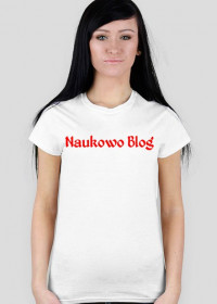Oficjalna koszulka Naukowo Blog (damska)