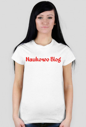 Oficjalna koszulka Naukowo Blog (damska)