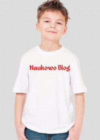 Oficjalna koszulka Naukowo Blog (dziecięca)