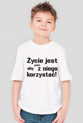 Chłopiec - koszulka Życie