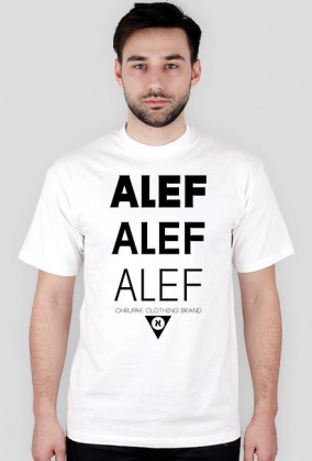 NOWOŚĆ! Koszulka z ALEFAMI - biała