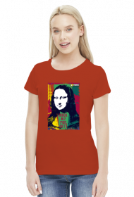 Koszulka damska - Mona Lisa. Pada