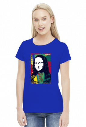 Koszulka damska - Mona Lisa. Pada