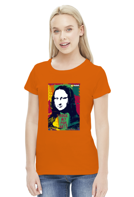 Koszulka damska - Mona Lisa. Pada