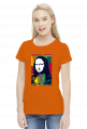 Koszulka damska - Mona Lisa. Pada