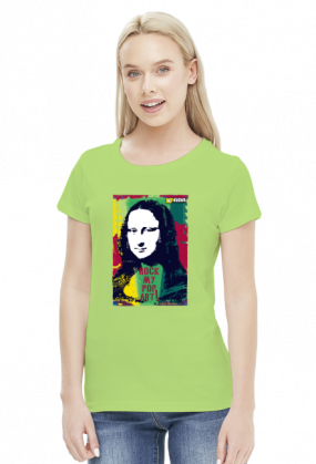 Koszulka damska - Mona Lisa. Pada