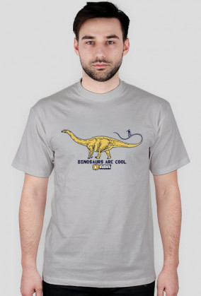 Koszulka męska - Dinozaury są fajne. Pada