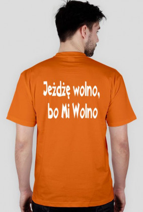 koszulka Jeżdżę wolno,
