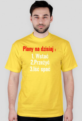 koszulka plany na dziś