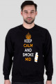 BLUZA KEEP CAML AND SMOKE MID CZARNA