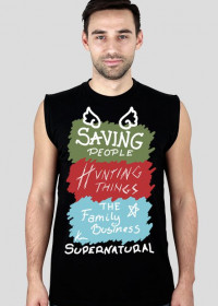 Koszulka męska Supernatural - Saving People...
