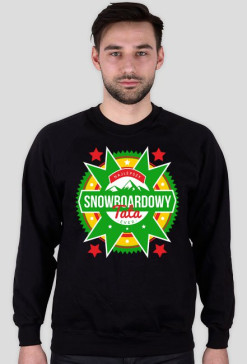 Bluza męska - NAJLEPSZY SNOWBOARDOWY TATA EVER (różne kolory!)