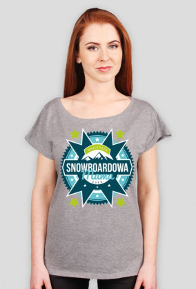 Koszulka damska (NOWOŚĆ) - NAJLEPSZA SNOWBOARDOWA MAMA EVER (różne kolory!)