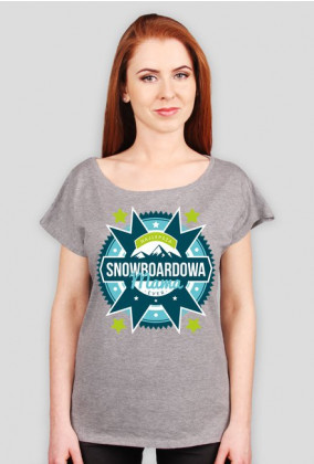 Koszulka damska (NOWOŚĆ) - NAJLEPSZA SNOWBOARDOWA MAMA EVER (różne kolory!)