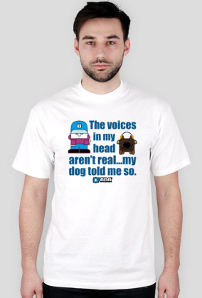 Koszulka męska - Gadający pies. Pada