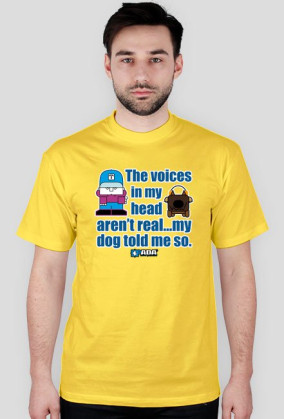 Koszulka męska - Gadający pies. Pada