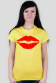 Lips - całuśna koszulka damska