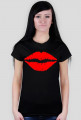 Lips - całuśna koszulka damska