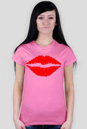 Lips - całuśna koszulka damska