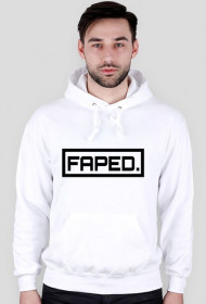 HOODIE FAPED B&W