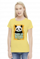 Koszulka damska - Panda. Pada