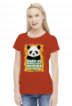 Koszulka damska - Panda. Pada