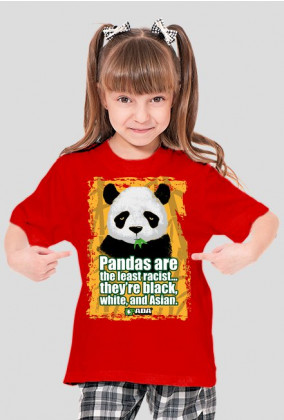 Koszulka dla dziewczynki - Panda. Pada